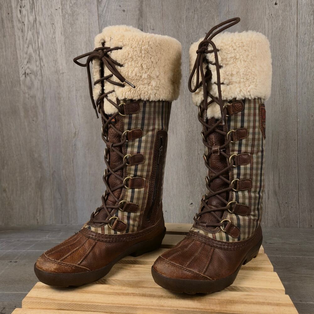 UGG Australian Vintage Edmonton Waterproof Tall Duck Boot Y2K Retired Size 7